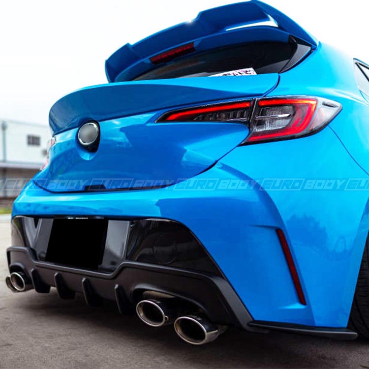 Euro Design Trunk Spoiler (Gloss Black) for 18+ Toyota Corolla (Hatch)
