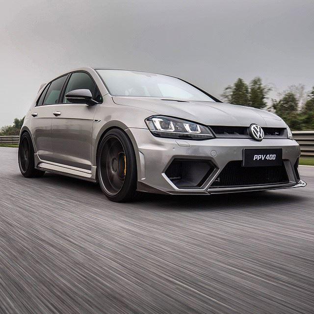 A-Spec PPV400 Style Complete Front Bumper for 12-20 Volkswagen Golf GTI/R MK7/7.5