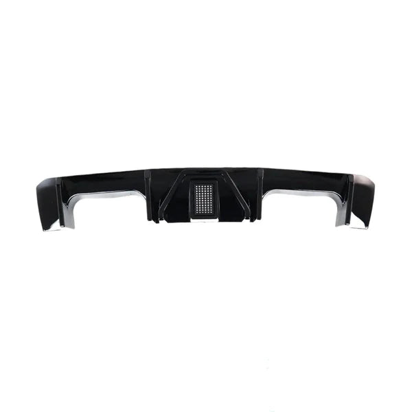 Euro Design LED Rear Diffuser (Gloss Black) for 20+ BMW M3/M4 G80/G82