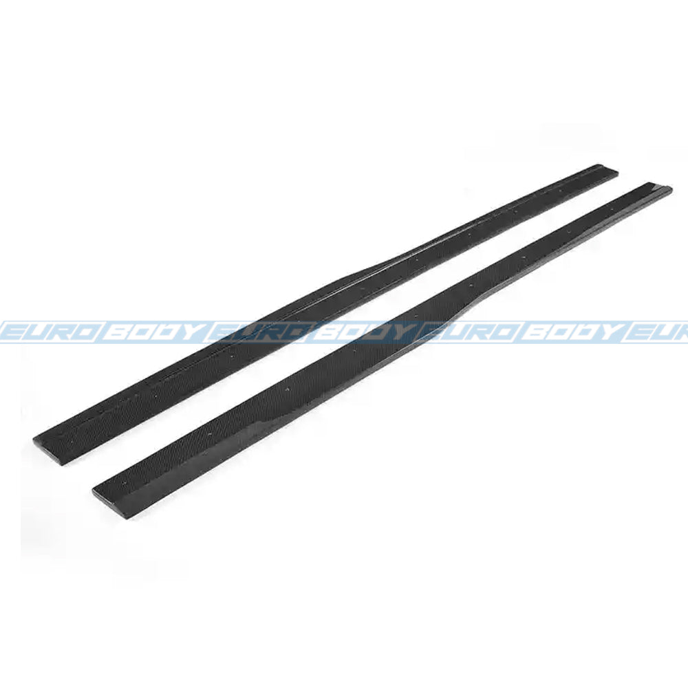 Revozport Style Side Skirts (Carbon Fibre) for 14-17 Volkswagen Golf MK7