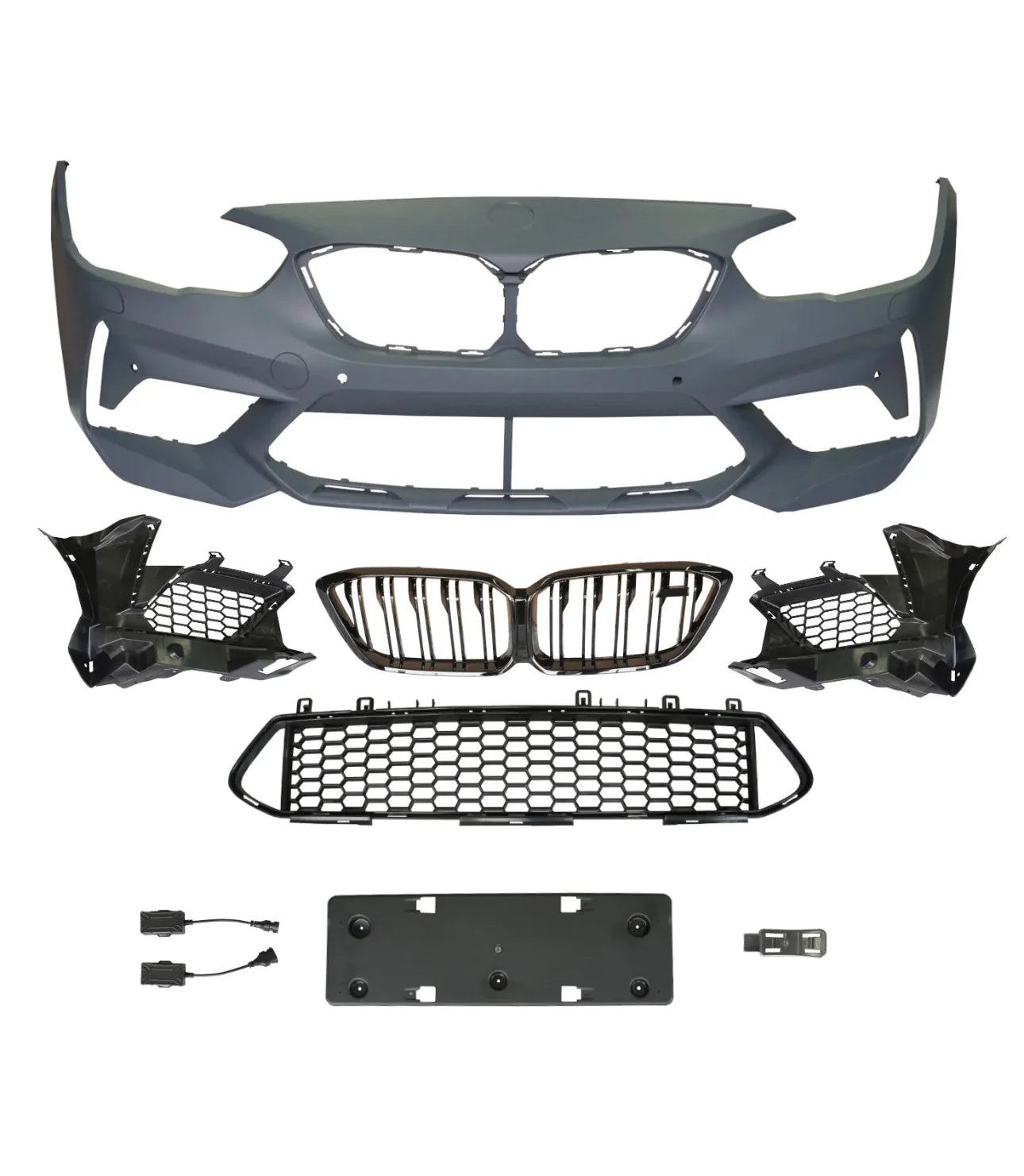 M2 Competition Style Front Bumper for 15-19 BMW 1 Series F20 LCI