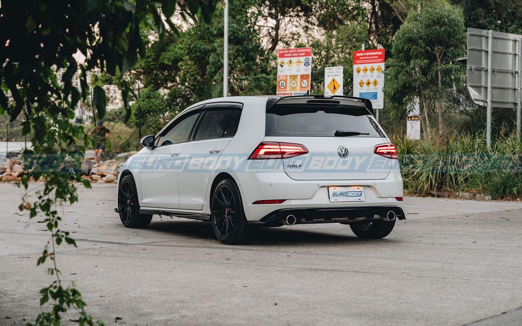 TCR Style Rear Diffuser (Gloss Black) for 17-20 Volkswagen Golf GTI MK7.5