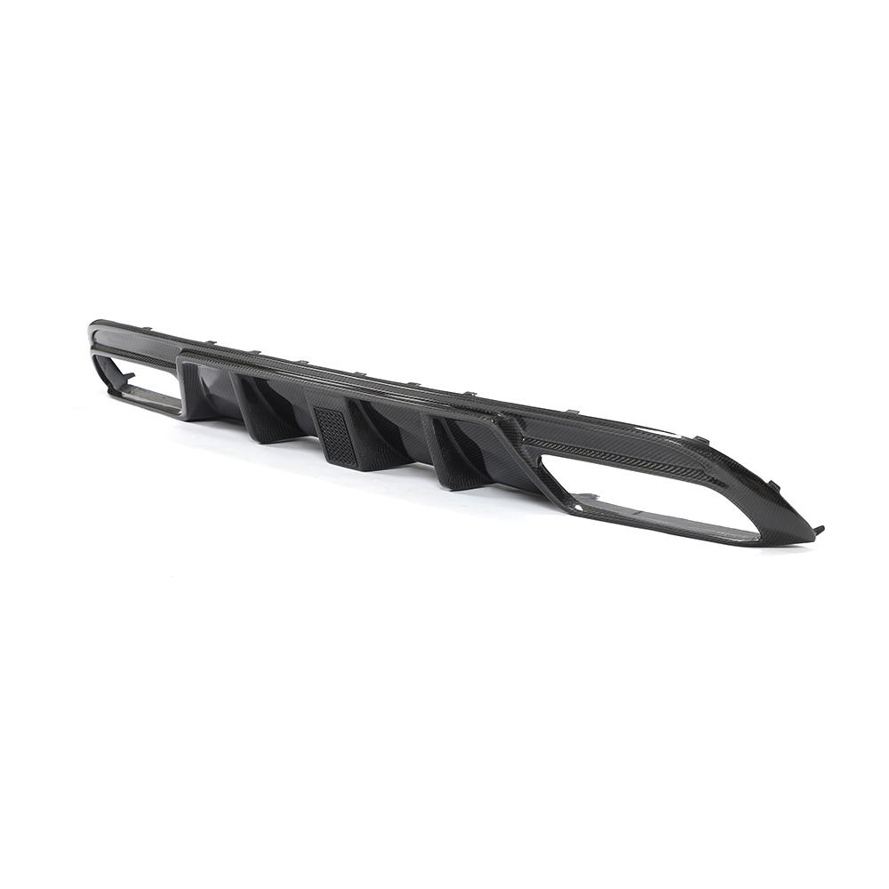 AMG Style Rear Diffuser with LED (Carbon Fibre) for 15-18 Mercedes-Benz C-Class/C63S (AMG-Line/AMG) W205