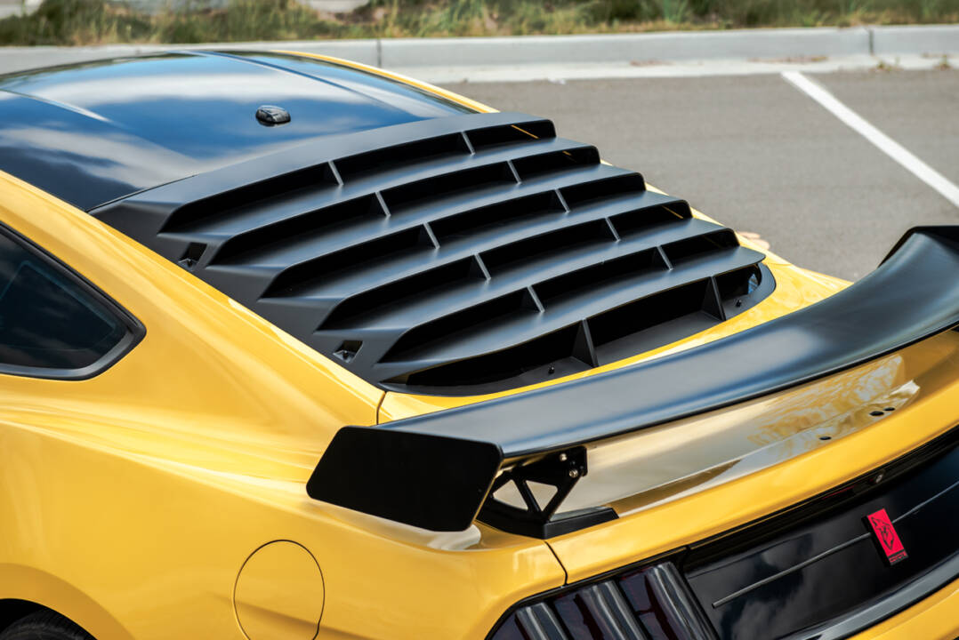 Euro Design Rear Window Louver for 15-23 Ford Mustang FM/FN