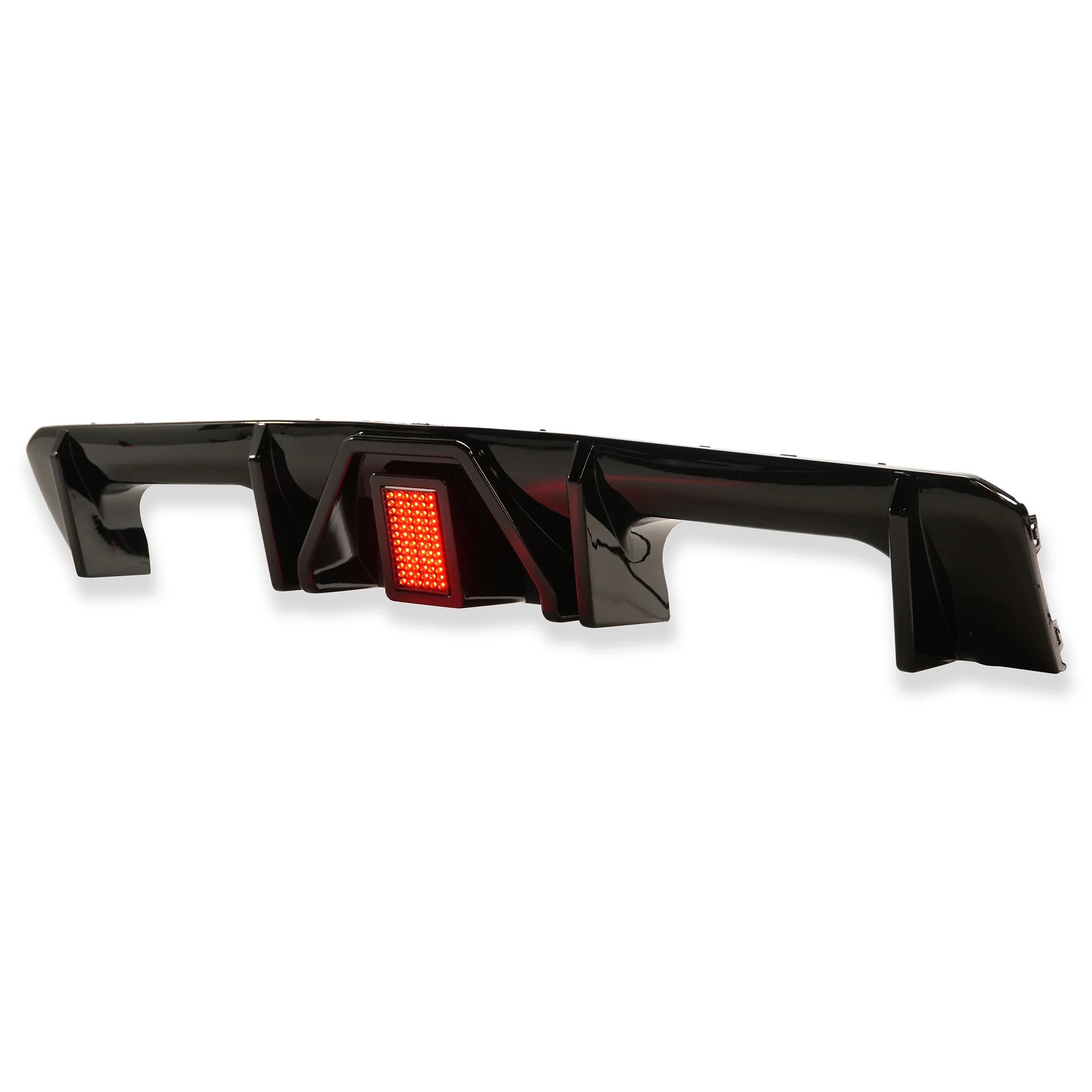 Euro Design LED Rear Diffuser (Gloss Black) for 20+ BMW M3/M4 G80/G82