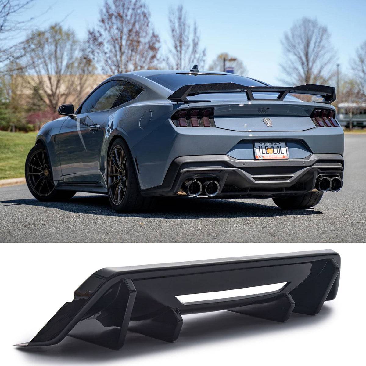 Competition Style Rear Diffuser for 24+ Ford Mustang FO