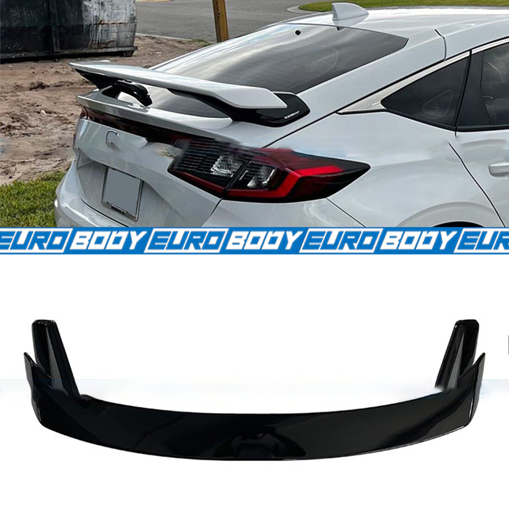 HPD Style Wing Spoiler (Gloss Black) for 22+ Honda Civic FL1 11th Gen