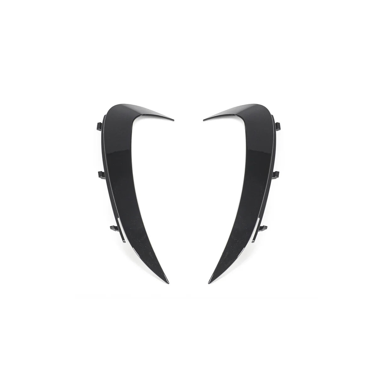 Rocket Style Rear Bumper Canards (Gloss Black) for 22+ Mercedes-Benz C-Class (AMG/AMG-Line) W206