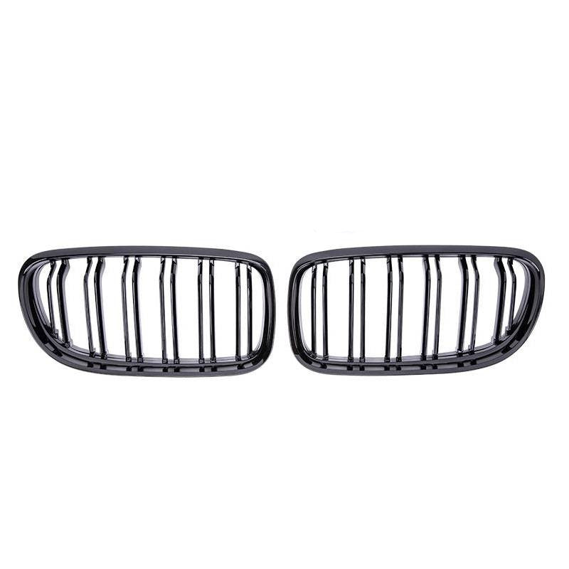 Euro Design Dual Slot Front Grill (Gloss Black) for 05-11 BMW 3 Series E90/E92/E93