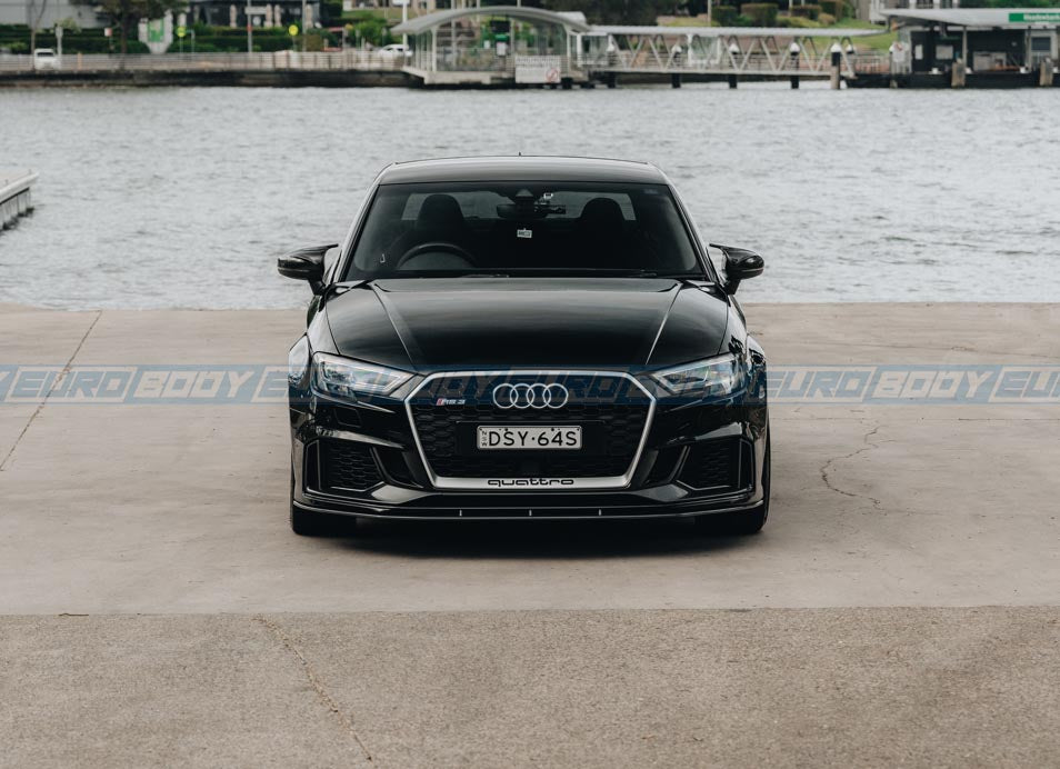 Euro Design Front Lip (Carbon Fibre) for 17-19 Audi RS3 (Sedan) 8V