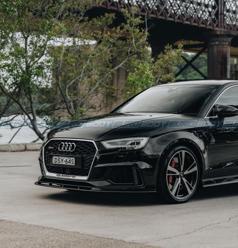 Euro Design Front Lip (Carbon Fibre) for 17-19 Audi RS3 (Sedan) 8V