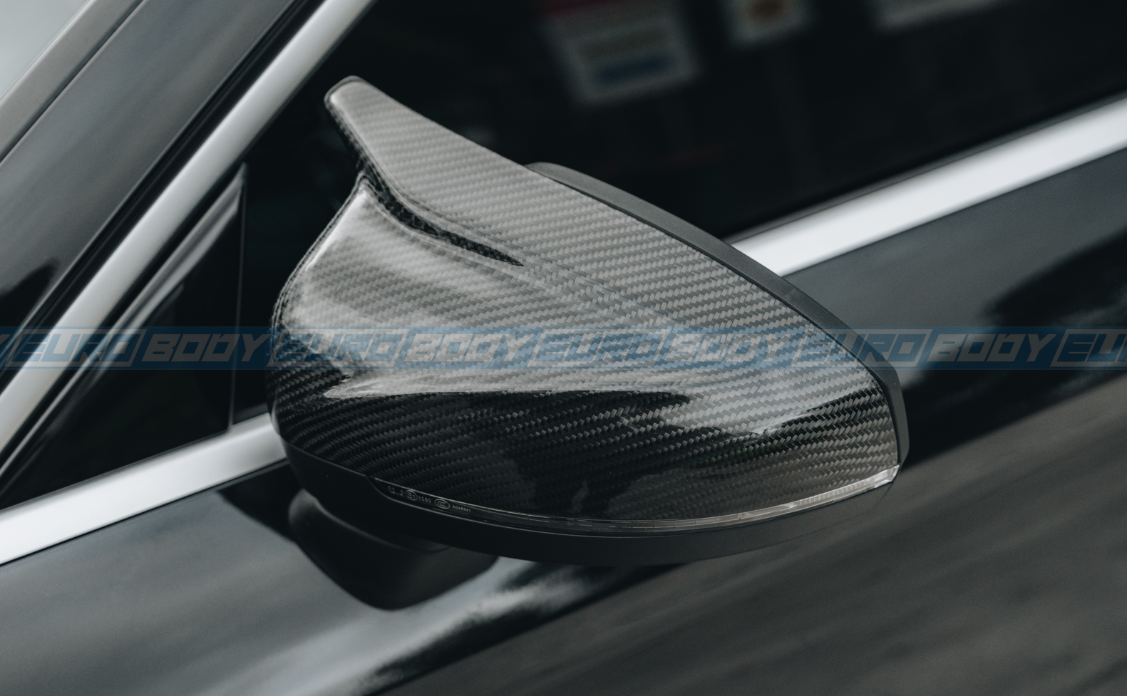 M-Style Mirror Caps (Carbon Fibre) (Replacement) for 13-20 Audi A3/S3/RS3 (Sedan/Hatch) 8V