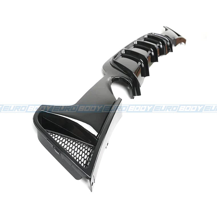 M-Performance Style Rear Diffuser (Gloss Black) for 12-18 BMW 4 Series F32/F33/F36 (M-Sport)
