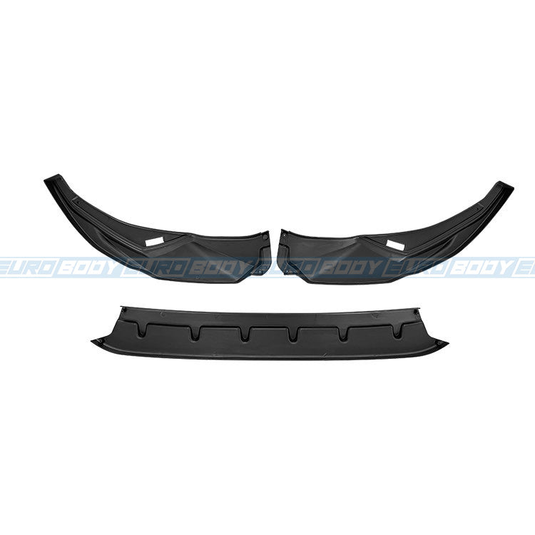 Euro Design Front Lip (Gloss Black) for 21+ Audi A3 (Base Model) 8Y