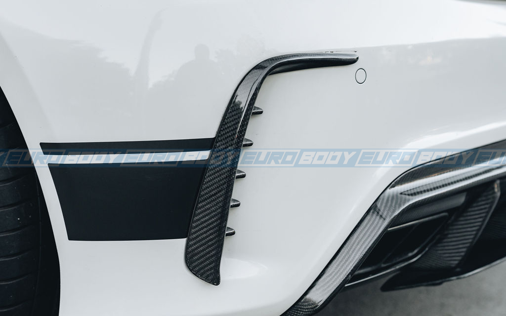 Euro Design Rear Canards (Carbon Fibre) for 13-18 Mercedes-Benz A-Class (AMG/AMG-Line) W176