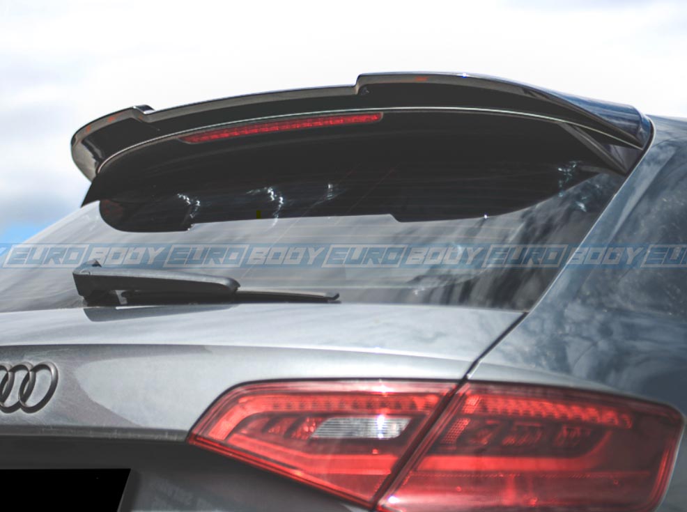 Euro Design Wing Spoiler (Gloss Black) for 13-20 Audi A3 (Base Model) (Hatch) 8V