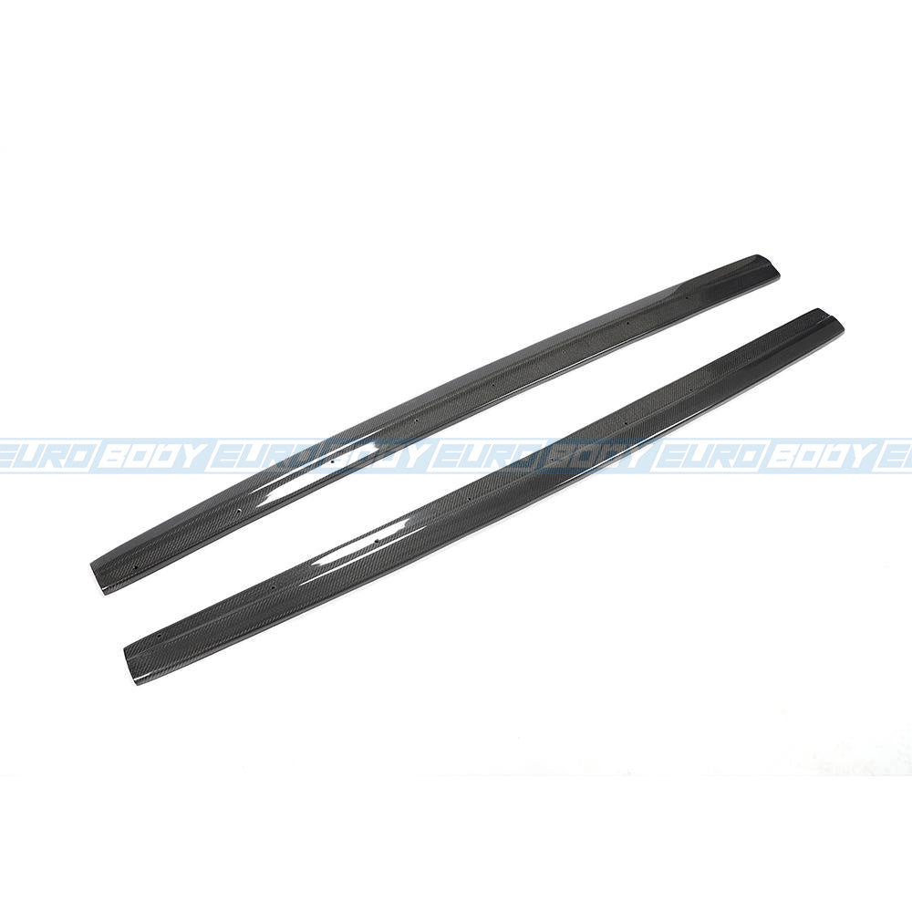 Euro Design Slim Side Skirts (Carbon Fibre) for 14-20 Audi A3 S-Line/S3 (Sedan) 8V