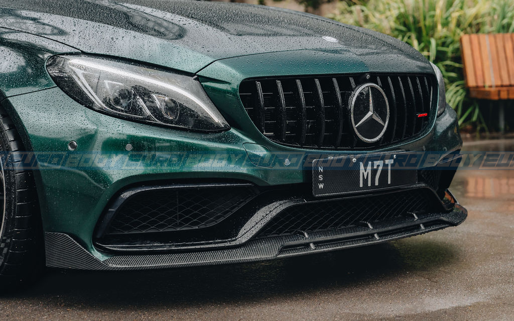 BB Style Front Lip (Carbon Fibre) for 15-21 Mercedes-Benz C63S (Sedan/Coupe) W205/C205
