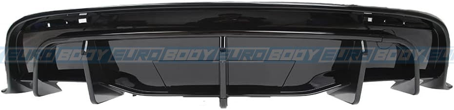 Euro Design Rear Diffuser (Gloss Black) for 21-25 Tesla Model Y