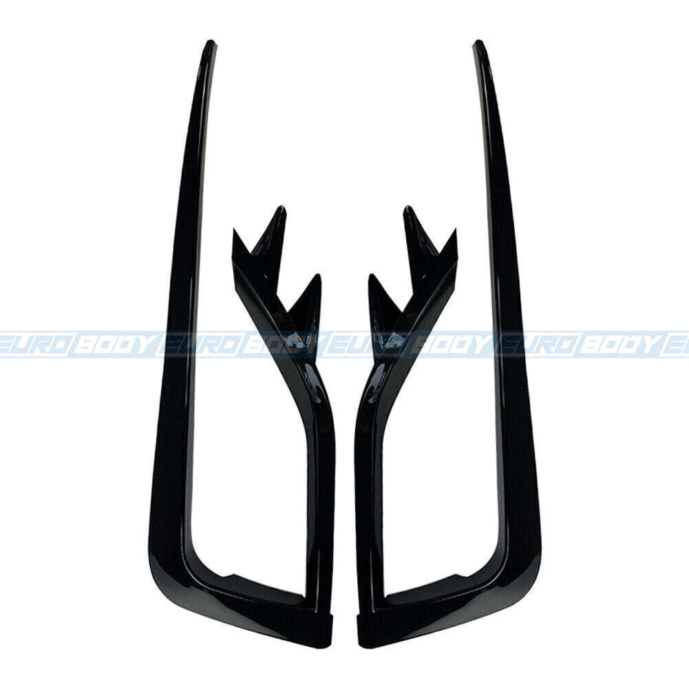 Fog Light Bezel Trim (Gloss Black) for 17-20 Volkswagen Golf MK7.5