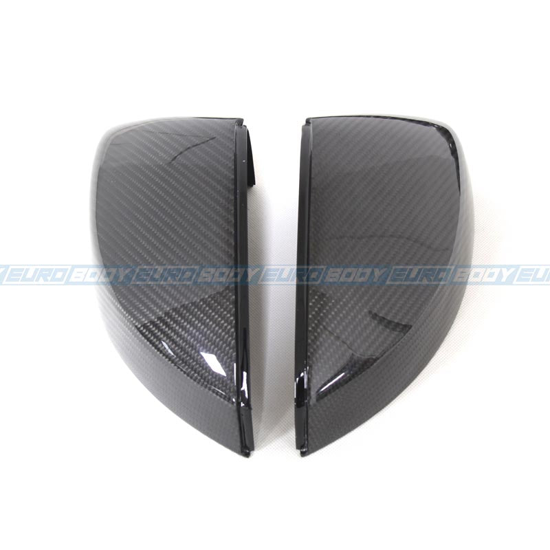 OEM+ Style Mirror Caps (Carbon Fibre) (Replacement) for 13-20 Audi A3/S3/RS3 (Sedan/Hatch) 8V