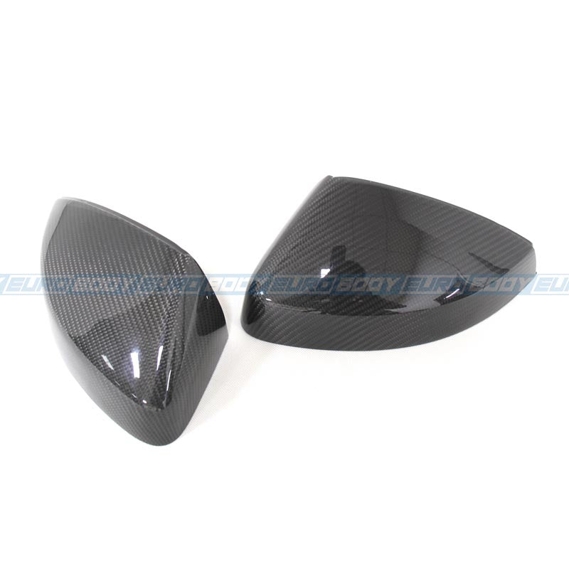 OEM+ Style Mirror Caps (Carbon Fibre) (Replacement) for 13-20 Audi A3/S3/RS3 (Sedan/Hatch) 8V