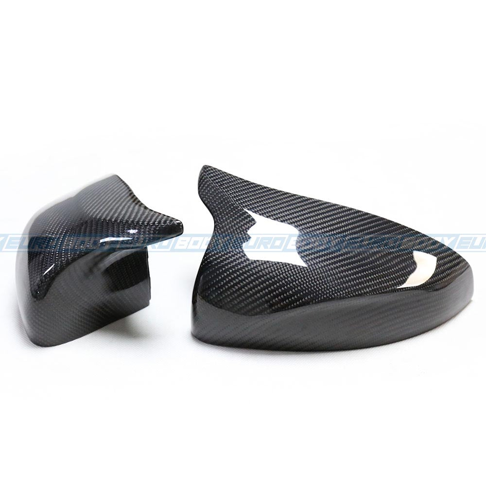 RS-Style Mirror Caps (Carbon Fibre) (Replacement) for 13-20 Audi A3/S3/RS3 (Sedan/Hatch) 8V