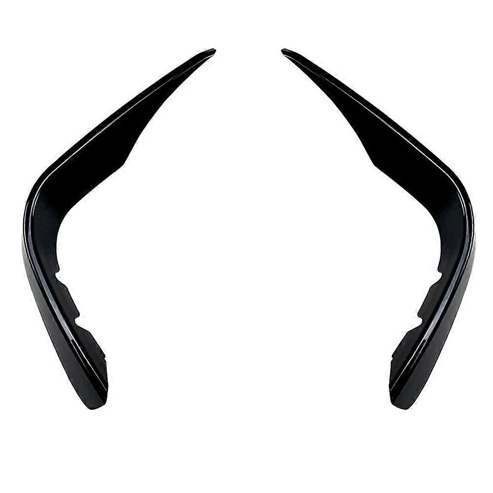 Euro Design Front Canards (Gloss Black) for 15-19 Mercedes-Benz GLC-Class (GLC43/AMG-Line) X253/C253