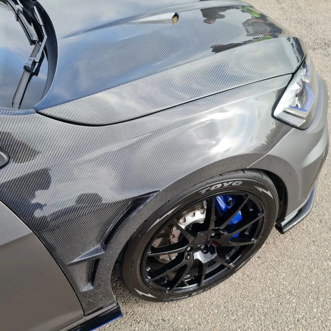 Euro Design Vented Fenders (Carbon Fibre) for 14-20 Volkswagen MK7/MK7.5