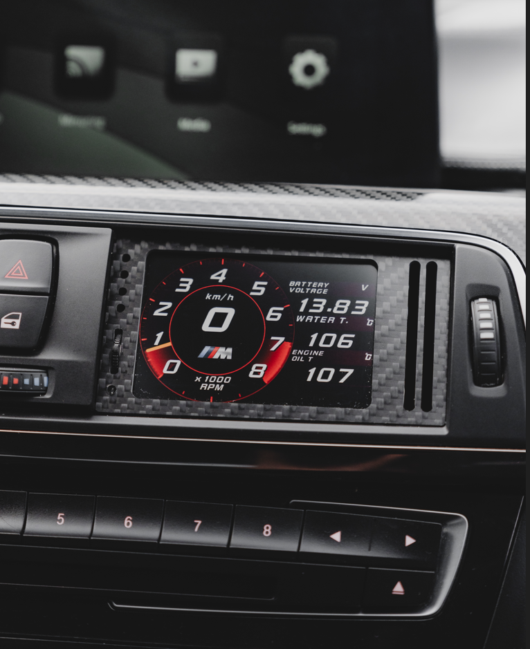 Air Vent Digital Gauge for BMW F-Series