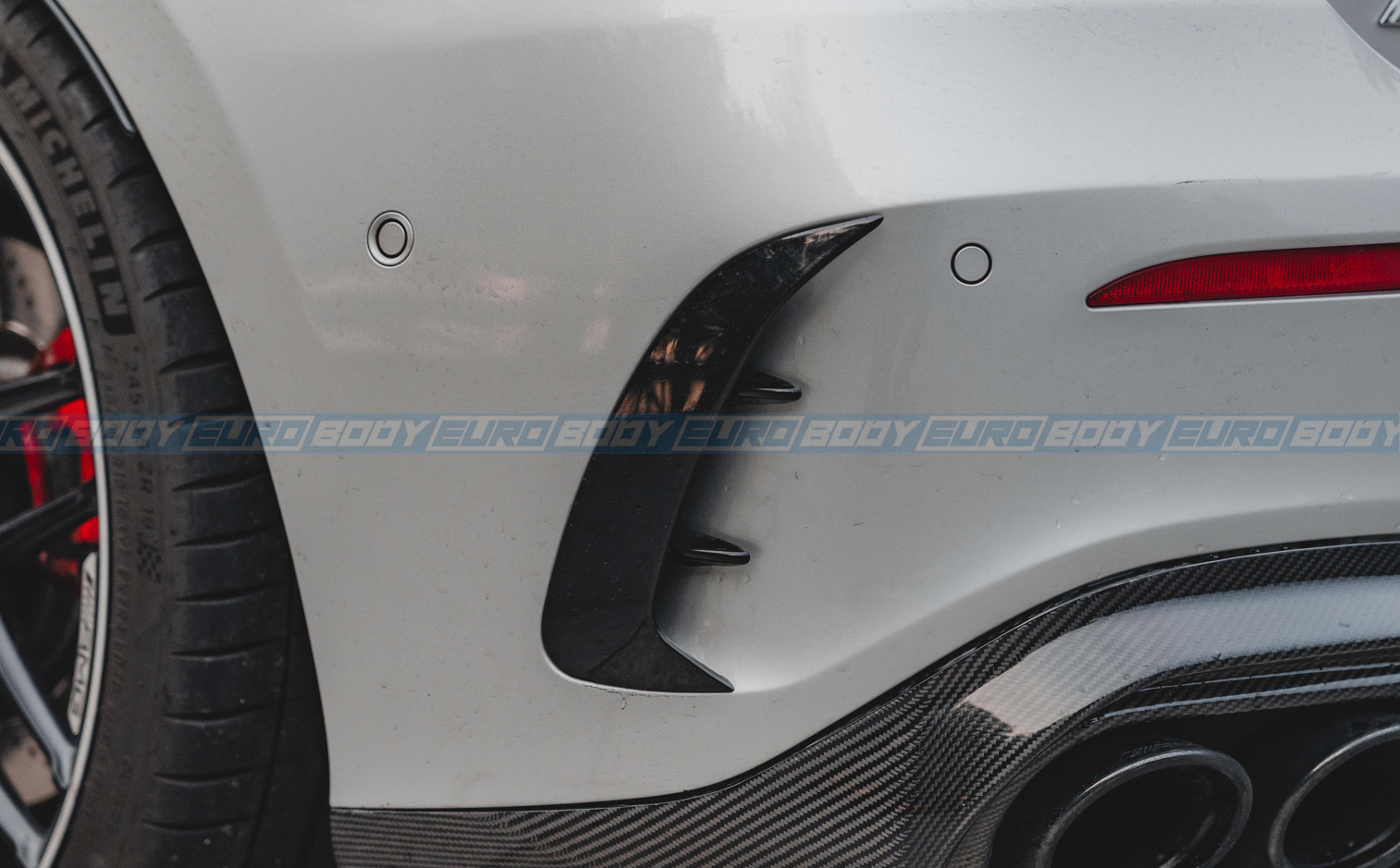 AMG Style Rear Vent Canards (Gloss Black) for 19+ Mercedes-Benz A-Class (AMG/AMG-Line) W177/V177