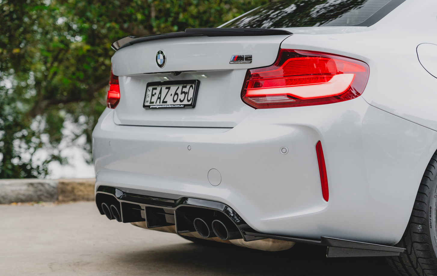 M4 Style Lip Spoiler for 14-21 BMW 2 Series F22/M2 F87