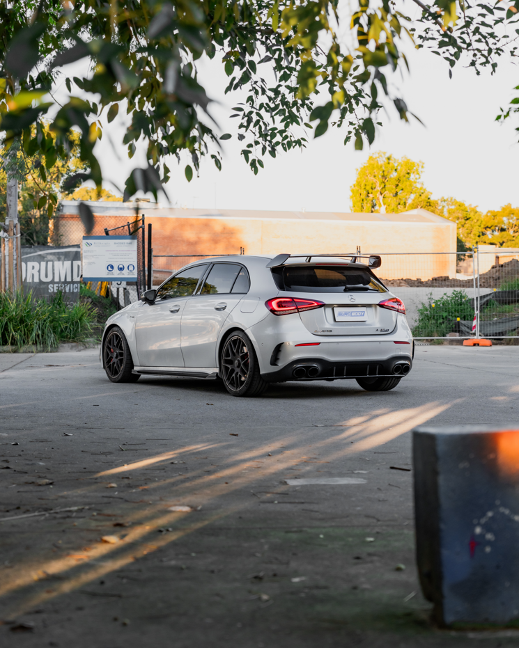 A45S (AMG) Style Rear Diffuser (Carbon Fibre) for 19+ Mercedes-Benz A45S W177