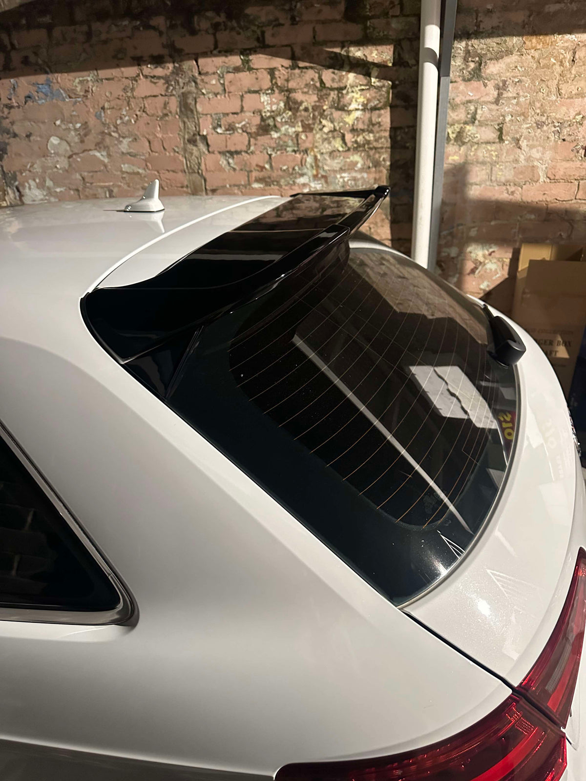 Euro Design Wing Spoiler (Gloss Black) for 13-20 Audi A3 (Base Model) (Hatch) 8V