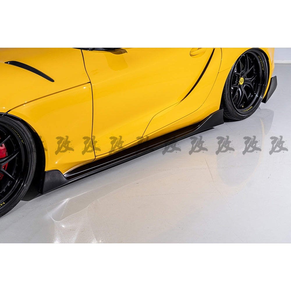 AG Style Side Skirts (Carbon Fibre) for 19+ Toyota Supra A90