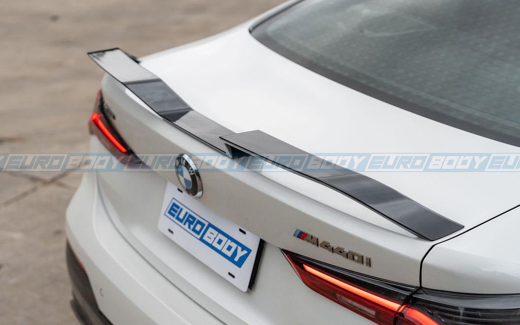 V Style Lip Spoiler (Gloss Black) for 19+ BMW 3 Series/4 Series G20/G22