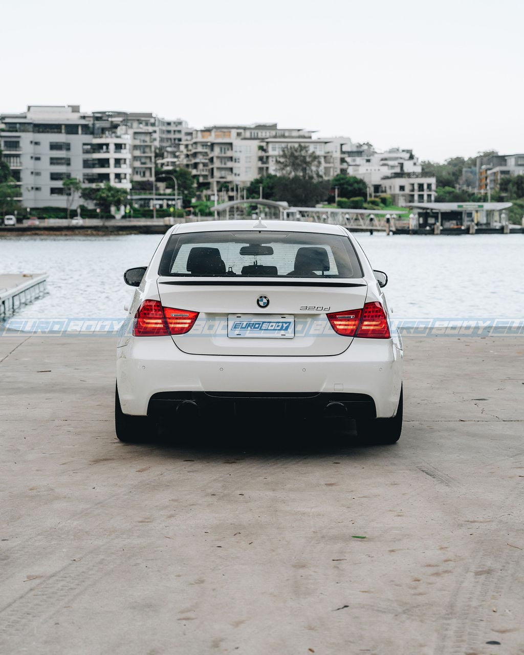 M3 Style Lip Spoiler (Gloss Black) for 05-11 BMW 3 Series E90/E92/E93