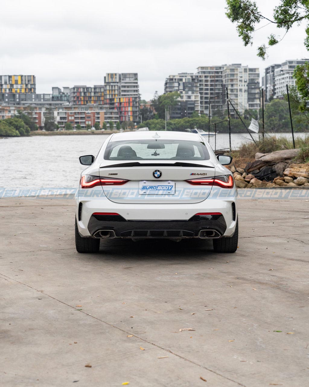 M4 Style Lip Spoiler (Gloss Black) for 20+ BMW 4 Series G22/M4 G82