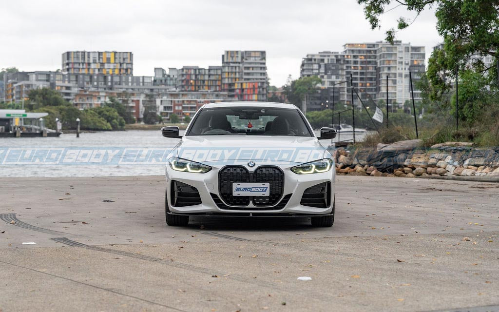 AC Style Front Lip (Gloss Black) for 20+ BMW 4 Series G22 (M-Sport)