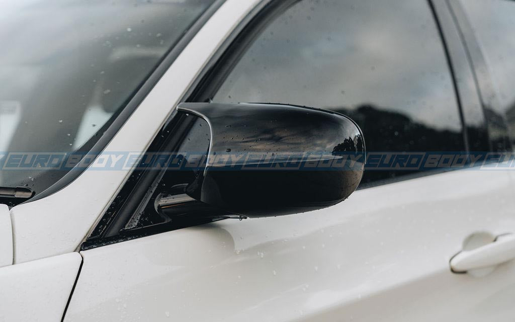 M-Style Mirror Caps (Gloss Black) (Replacement) for 05-11 BMW 3 Series E90/E92/E93