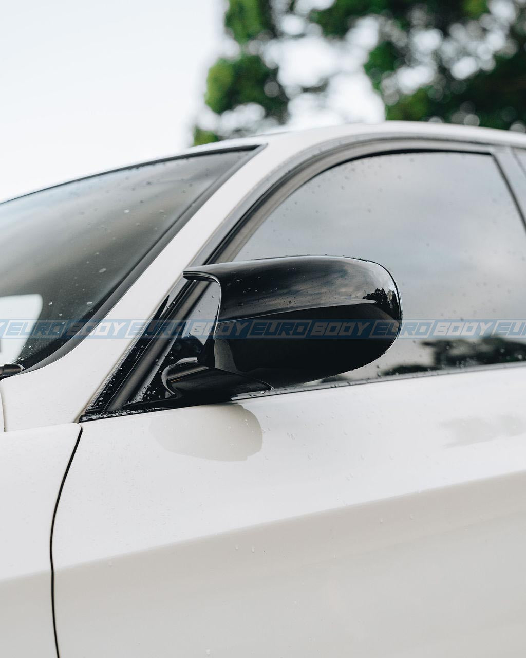 M-Style Mirror Caps (Gloss Black) (Replacement) for 05-11 BMW 3 Series E90/E92/E93