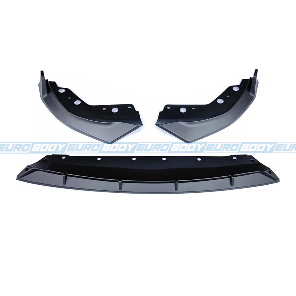 Euro Design 3 Piece Front Lip (Gloss Black) for 19-22 BMW 3 Series G20/G21 (M-Sport)