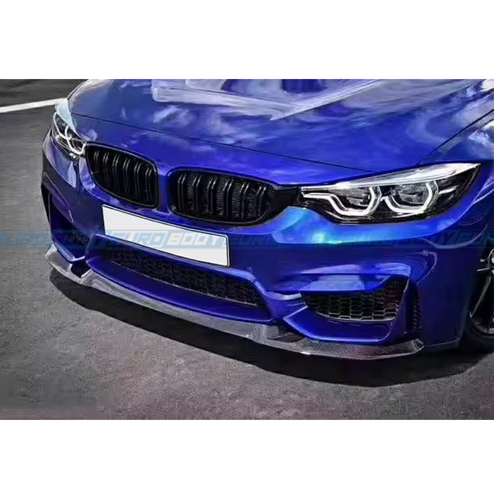 Euro Design Front Lip (Carbon Fibre) for 14-19 BMW M3/M4 F80/F82