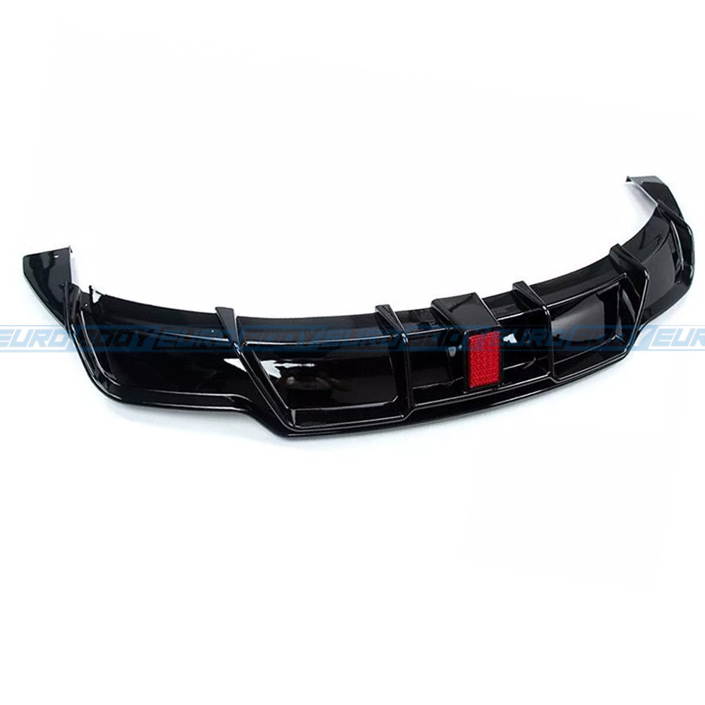 Euro Design Rear Diffuser with LED (Gloss Black) for 24+ Tesla Model 3