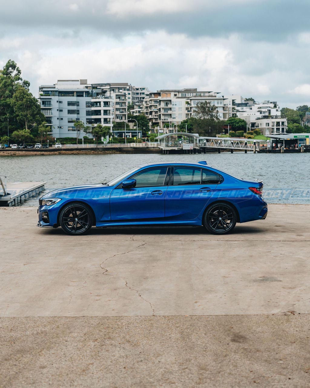 AC Style Side Skirts (Gloss Black) for 19+ BMW 3 Series G20