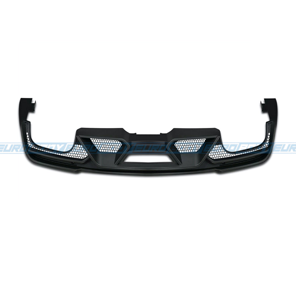 GT500 Style Rear Diffuser (Gloss Black) for 18-23 Ford Mustang FN