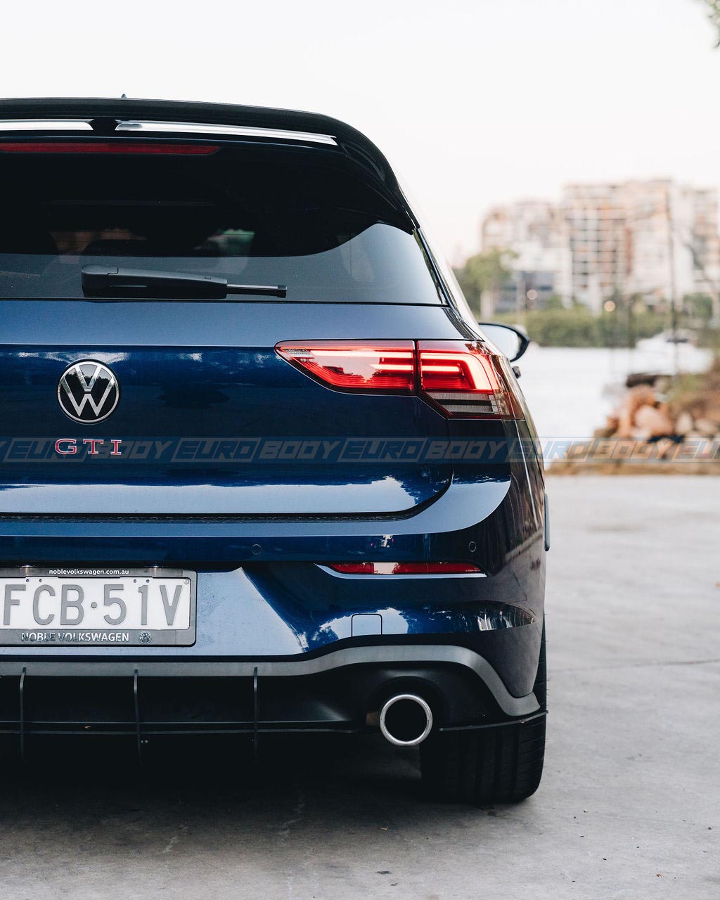 CS Style Spoiler (Gloss Black) for 21+ Volkswagen Golf TSI/GTI/R-Line MK8