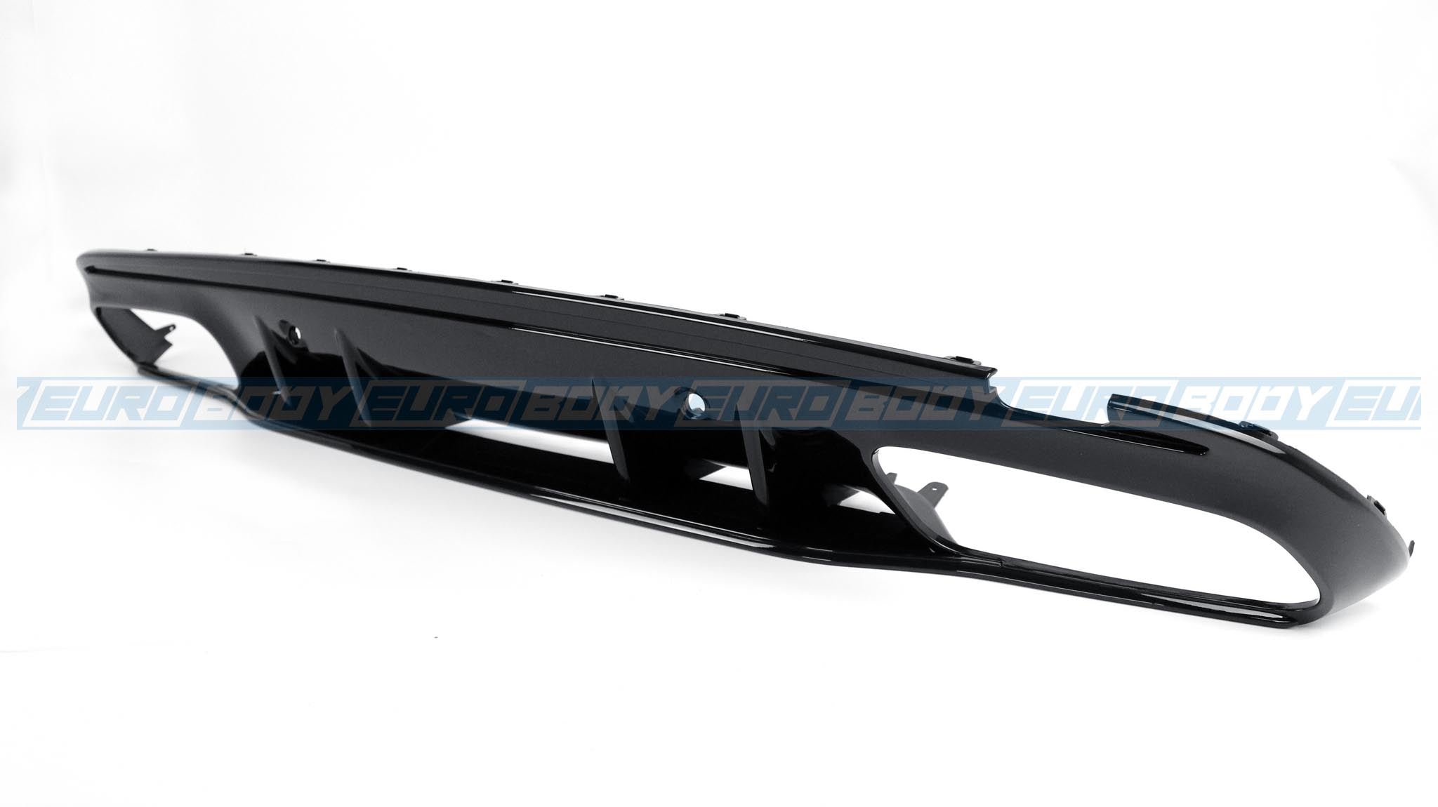 C63S (AMG) Style Rear Diffuser (Gloss Black) for 15-21 Mercedes-Benz C-Class (AMG/AMG-Line) W205/C205