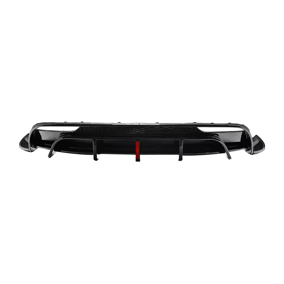 Euro Design Rear Diffuser with LED (Gloss Black) for 24+ Tesla Model 3