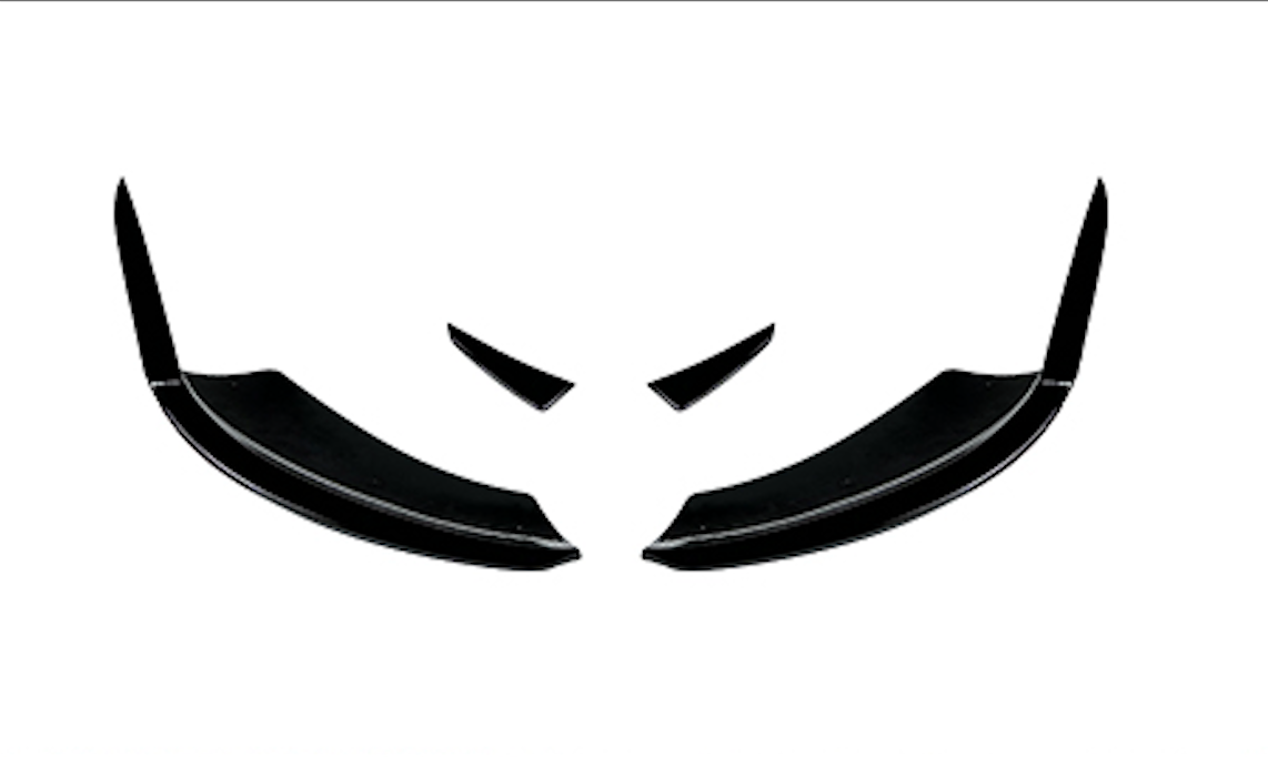 AMG Style Front Lip Kit (Gloss Black) for 23+ Mercedes-Benz A-Class (A35/AMG-Line) W177